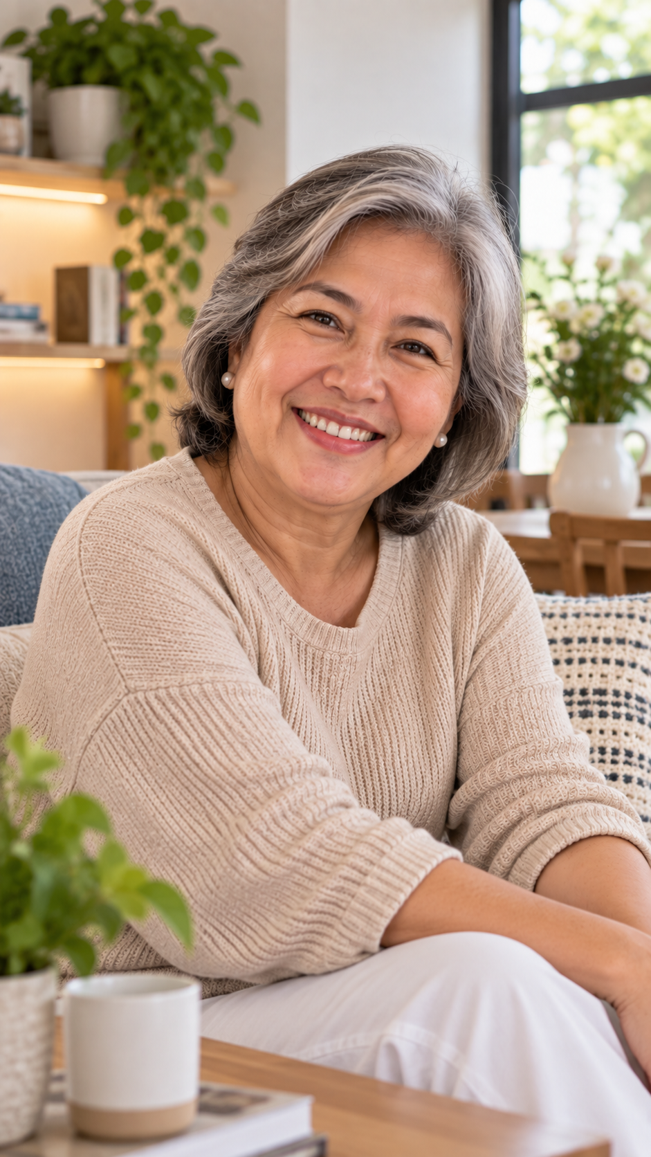 A grandmother sharing her BrightSteps experience