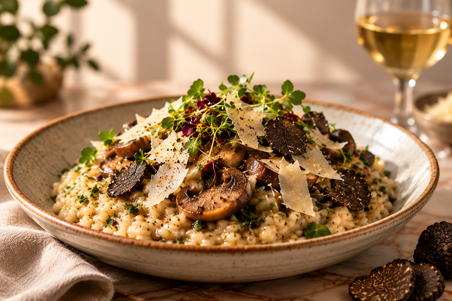 Truffle Mushroom Risotto