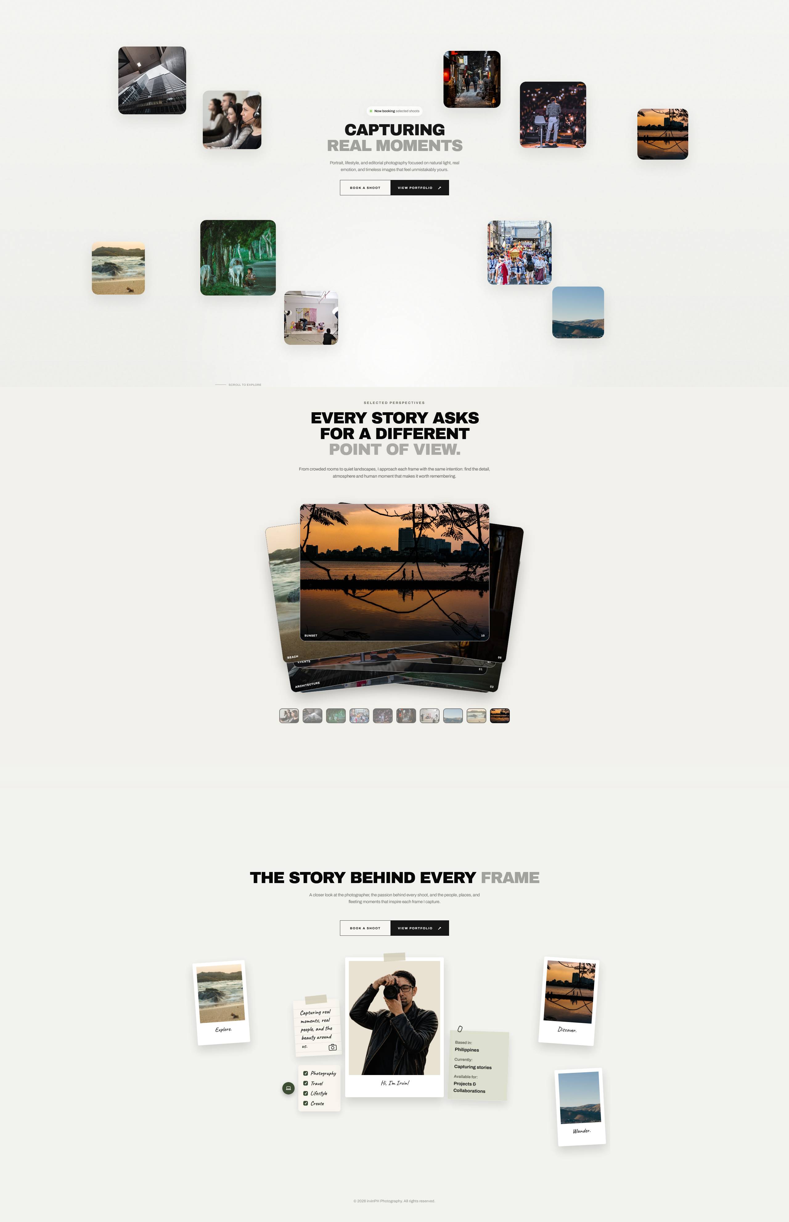 Photography Portfolio Site